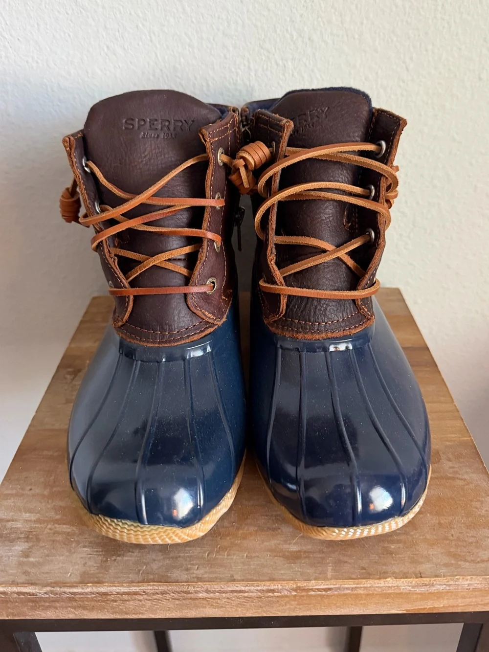 Sperry waterproof navy